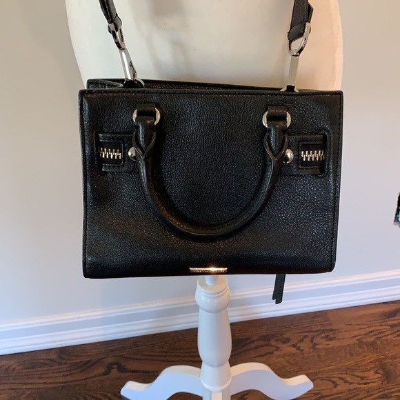 Rebecca Minkoff black leather mini moto tote - Picture 5 of 8